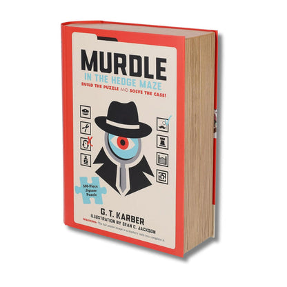 Chronicle Books Murdle in the Hedge Maze 500-Piece Jigsaw Puzzle