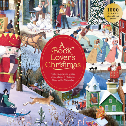 Laurence King Publishing Book Lover's Christmas 1000 Piece Puzzle