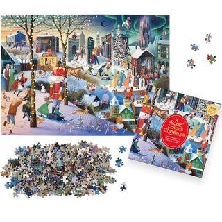 Laurence King Publishing Book Lover's Christmas 1000 Piece Puzzle