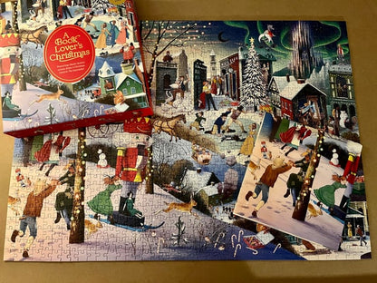 Laurence King Publishing Book Lover's Christmas 1000 Piece Puzzle