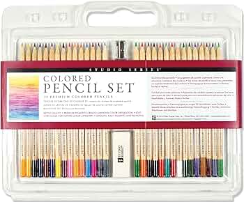 Peter Pauper Press Studio Series Colored Pencil Set, 30 Count