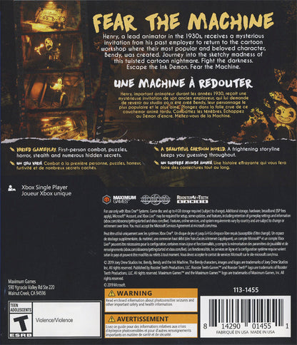 Rooster Teeth Bendy and the Ink Machine Xbox One Pre-Owned
