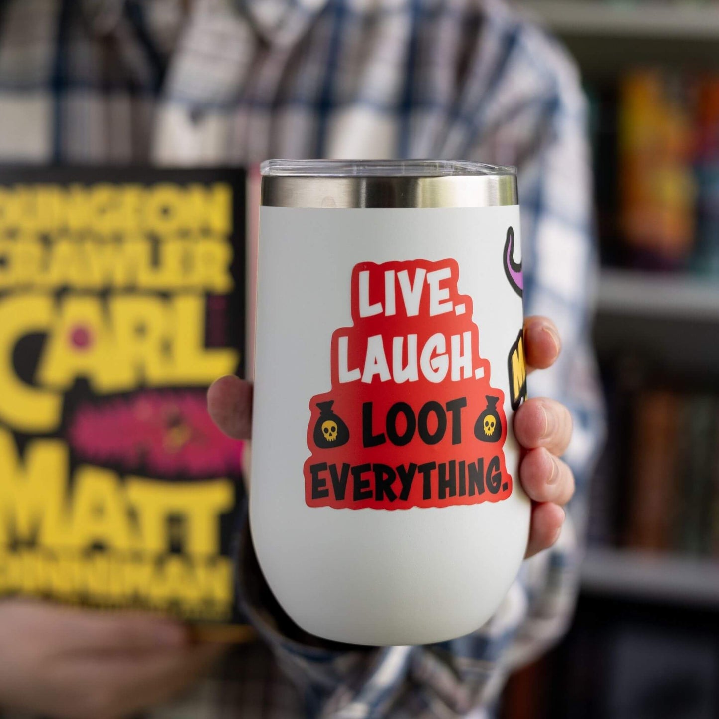 Live, Laugh, Loot Everything Sticker | Dungeon Crawler Carl