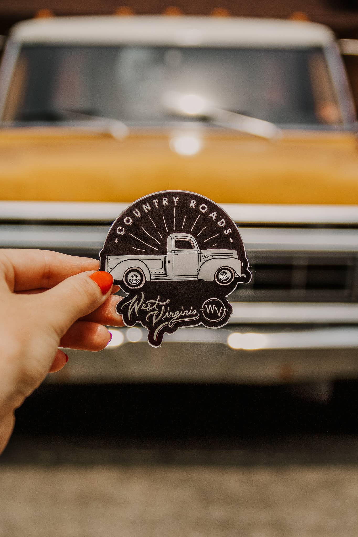 Country Roads Truck - Sticker