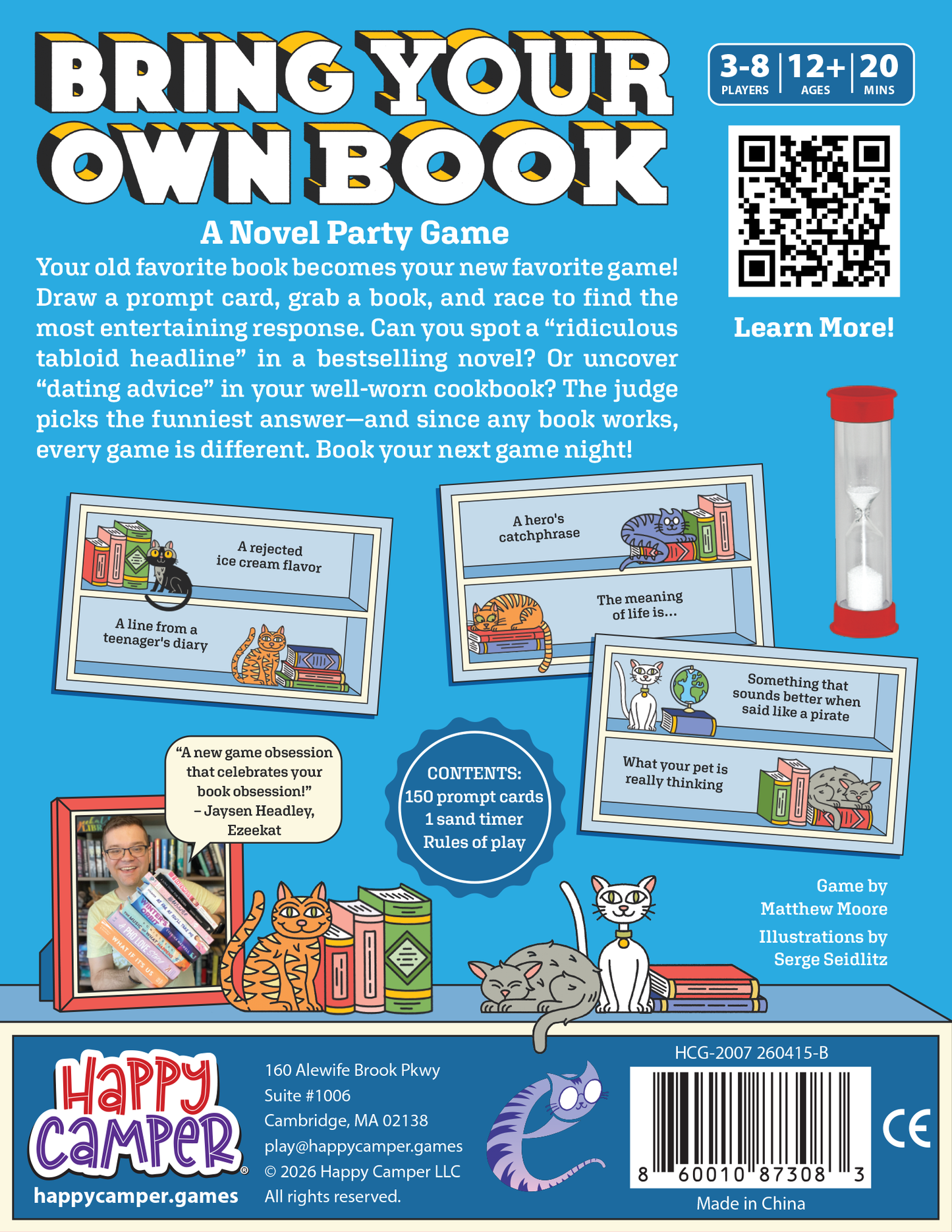 Bring Your Own Book - A Novel Party Game - Bookish Gift