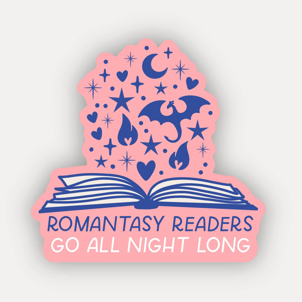 Romantasy Readers Sticker | Romance Books, Fantasy Stickers