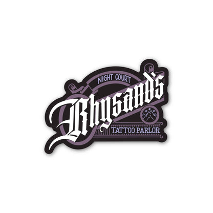 Rhysand's Tattoo Parlor Sticker | ACOTAR