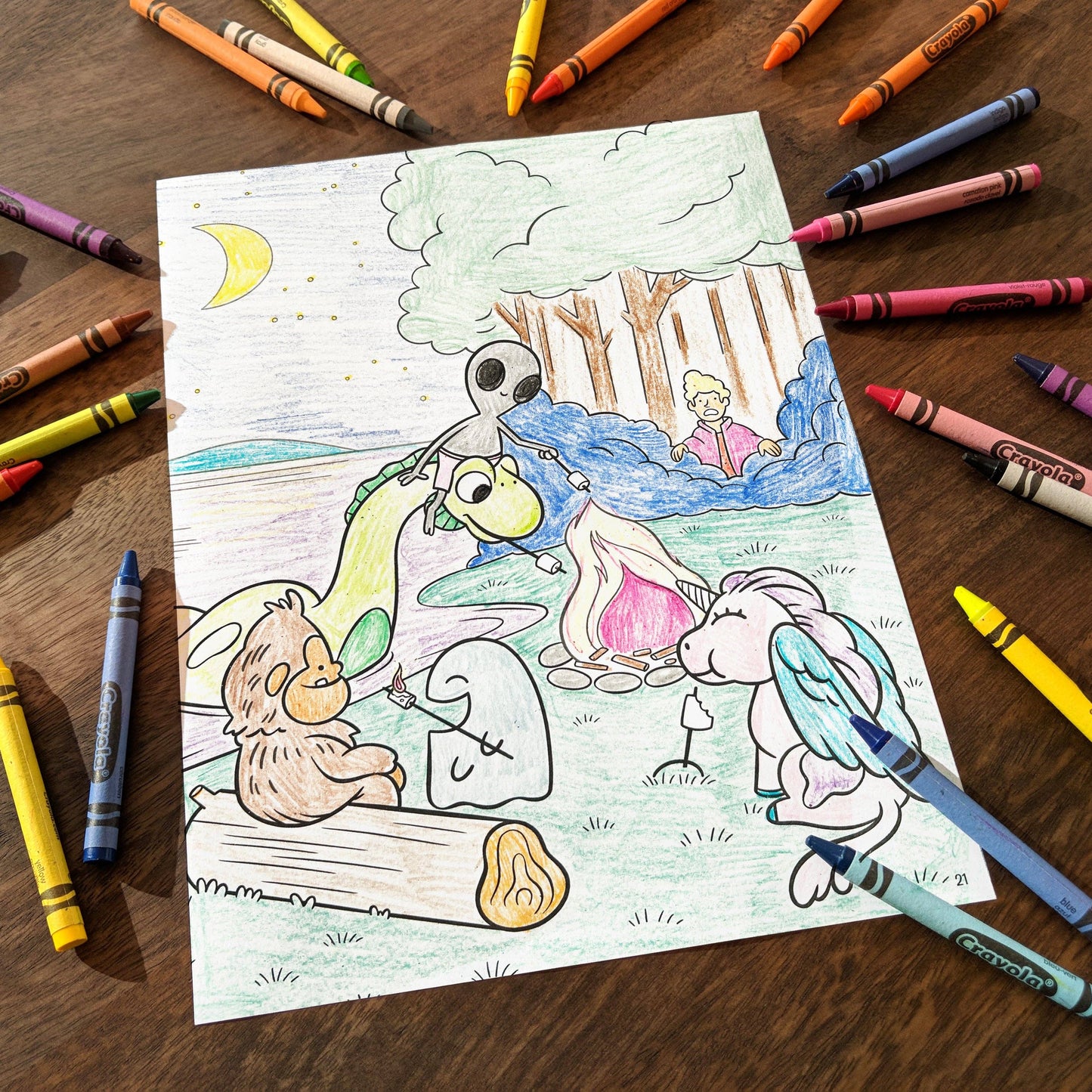Hazy Dell Cryptids! (Hazy Dell Coloring Books, 1)