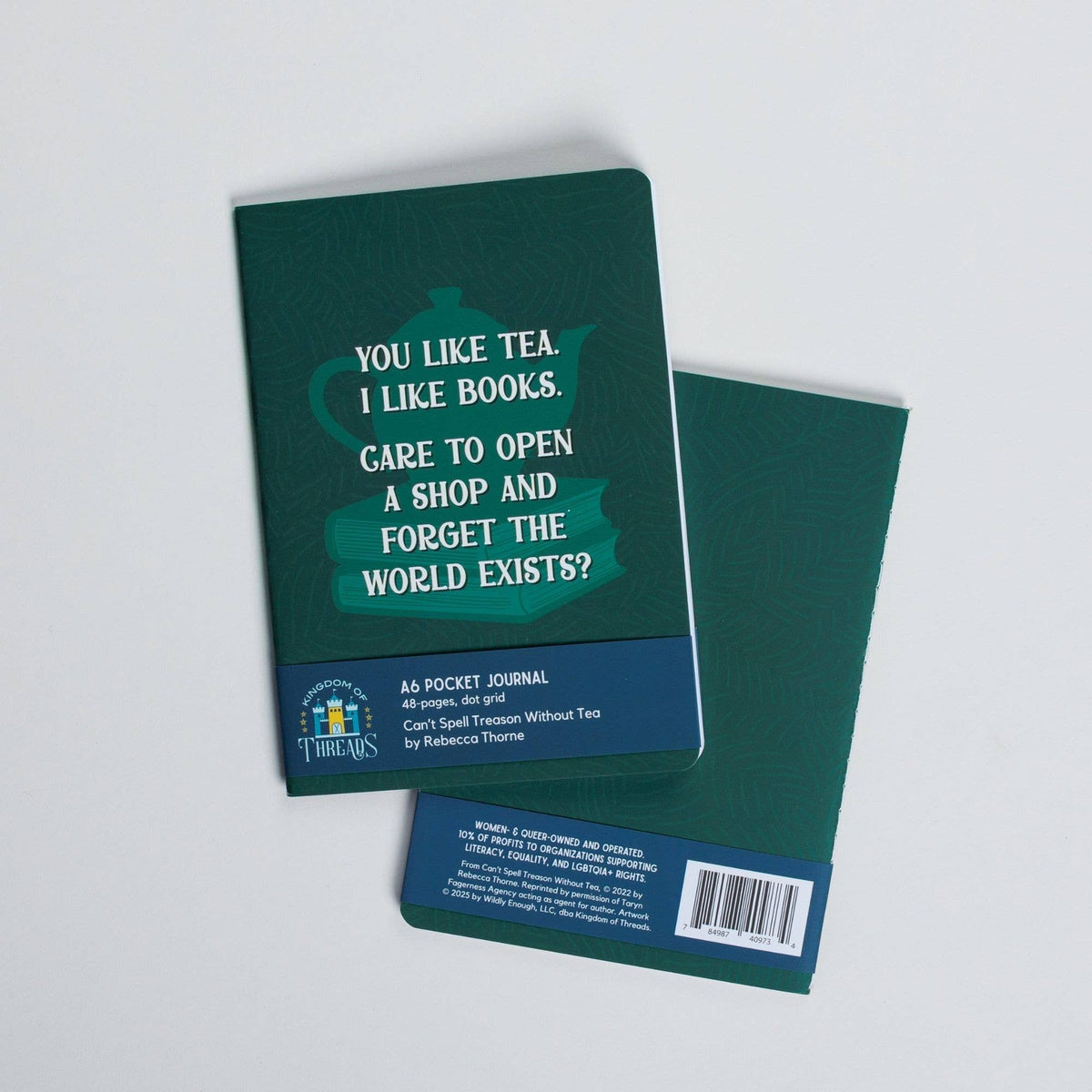 Tea and Books Pocket Journal | Tomes & Tea