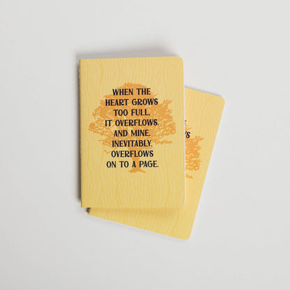 Heart Overflows Pocket Journal | Priory of the Orange Tree