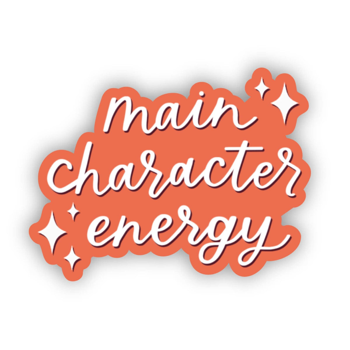 Main Character Energy Sticker | Book Stickers