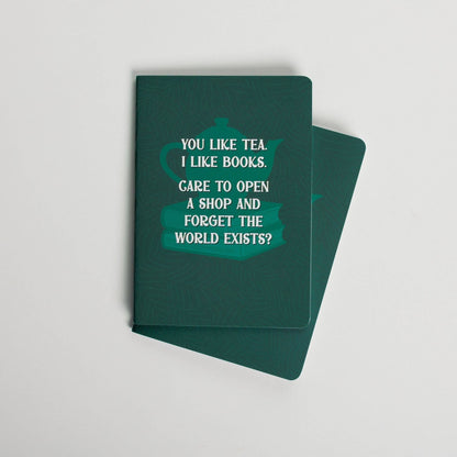 Tea and Books Pocket Journal | Tomes & Tea