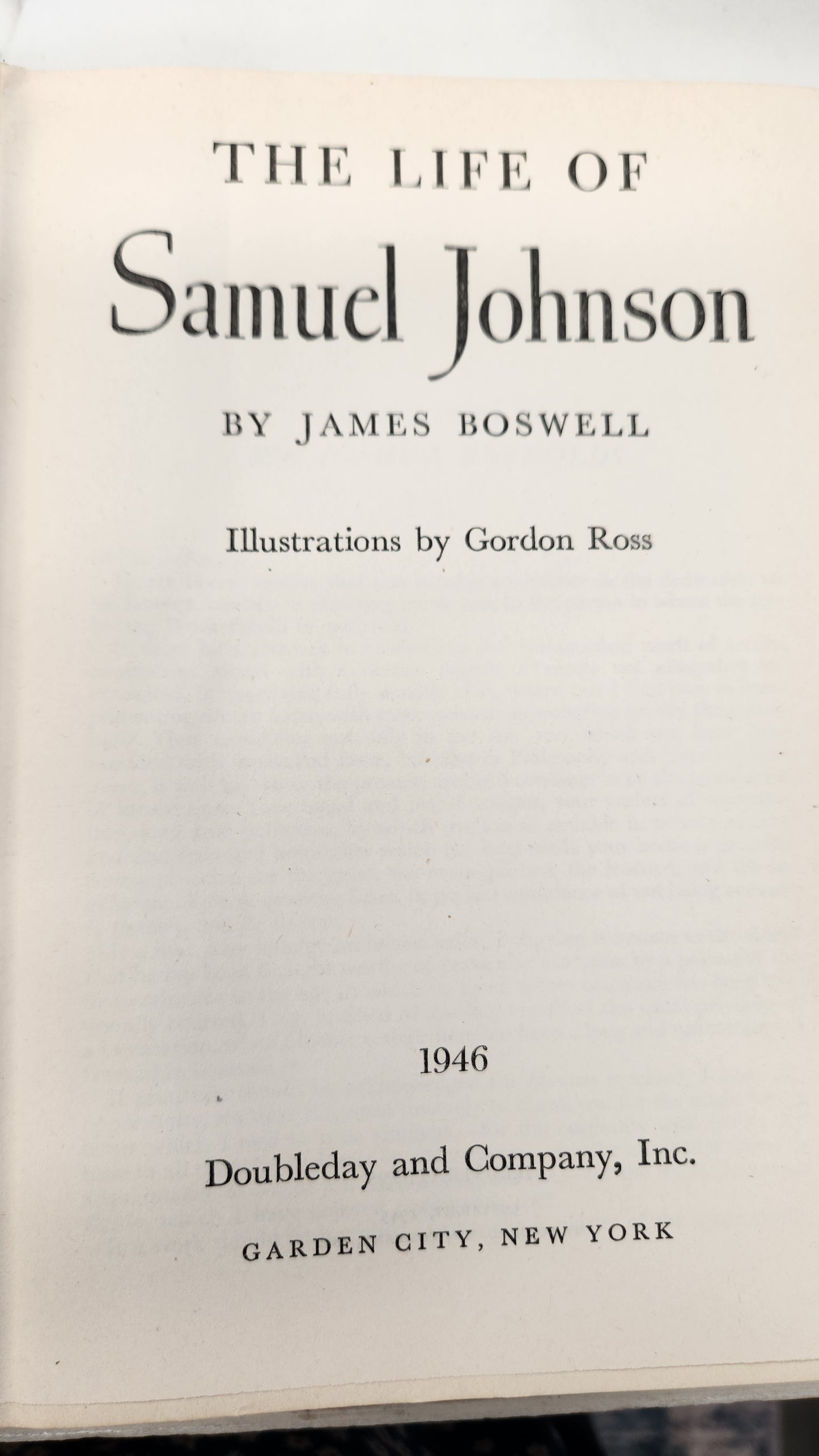 The Life of Samuel Johnson